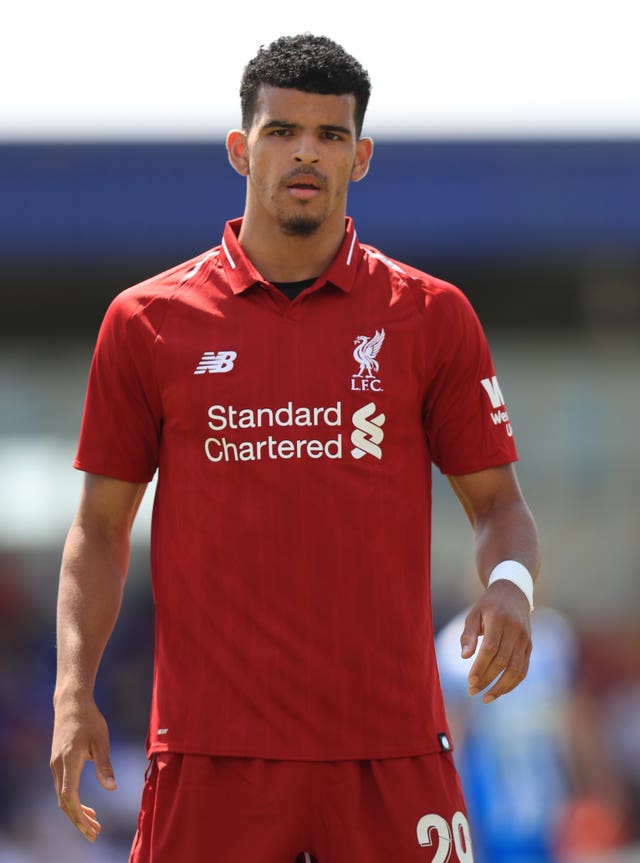 Dominic Solanke is expected to move to Crystal Palace on loan from Liverpool