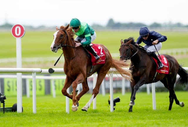Benvenuto Cellini won the Irish Derby earlier in the season