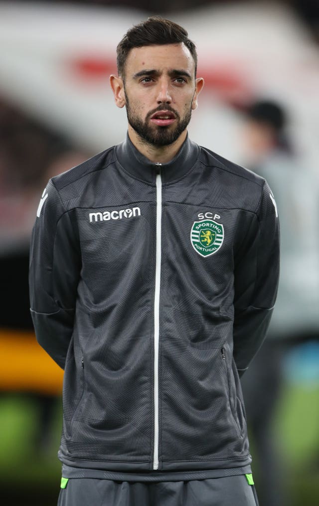 Sporting Lisbon's Bruno Fernandes 