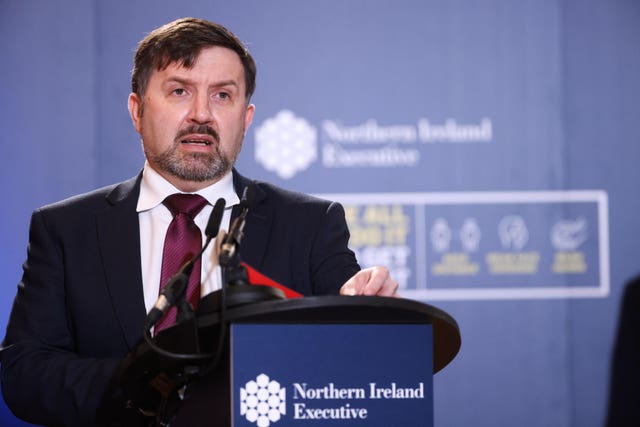 Health minister Robin Swann