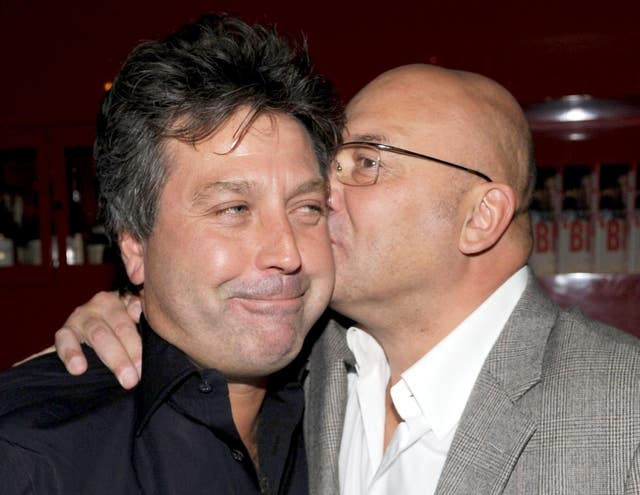 Chef John Torode with fellow Masterchef presenter Gregg Wallace