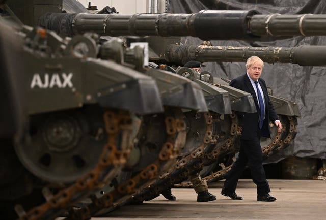 Boris Johnson visit to Poland and Estonia
