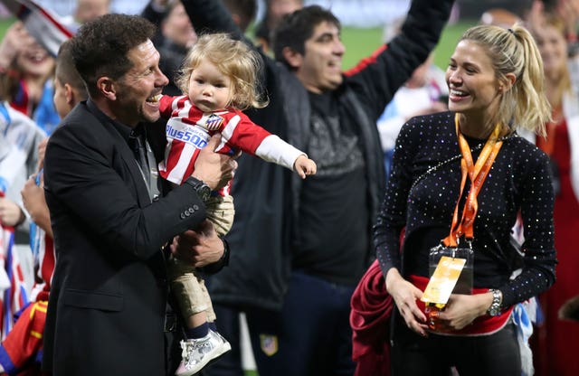 Diego Simeone, left