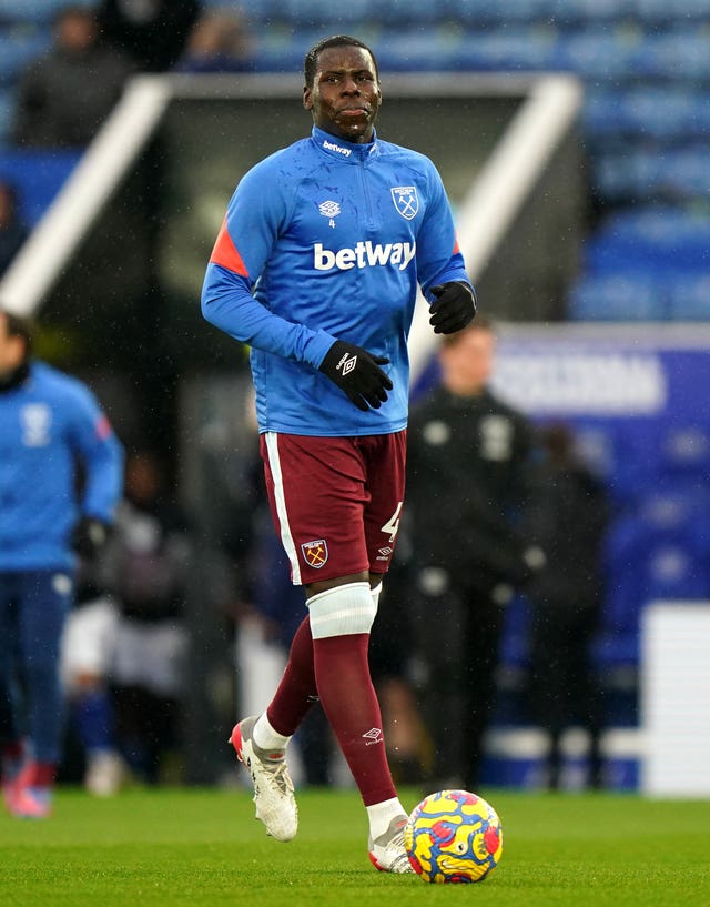 David Moyes reveals Kurt Zouma was sick and unable to play against Leicester