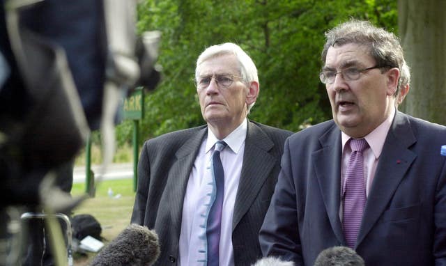 Seamus Mallon (left) and John Hume