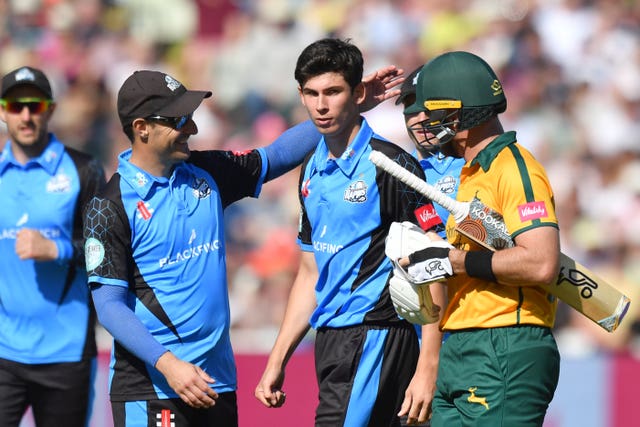 Pat Brown, centre, is set to make his England debut on Friday (Anthony Devlin/PA)