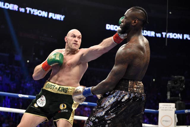 Tyson Fury took the challenge to Deontay Wilder 
