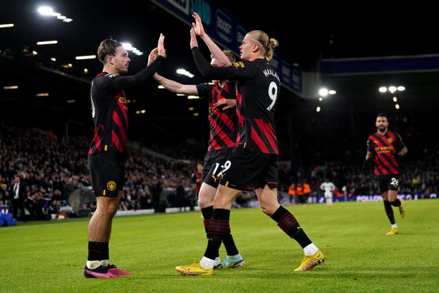 Pep Guardiola believes Erling Haaland is not at his best despite two goals