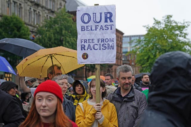 United Against Racism rally