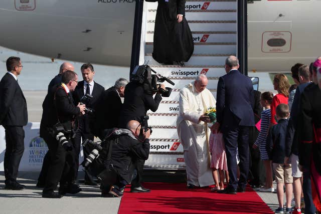 Pope Francis visit to Ireland - Day 1