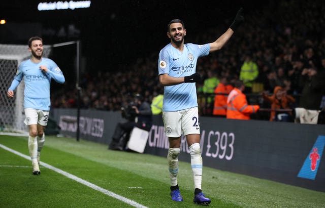 Riyad Mahrez moved to the Etihad Stadium from Leicester.