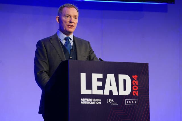 Culture minister Sir Chris Bryant speaks at the Lead 2024 conference