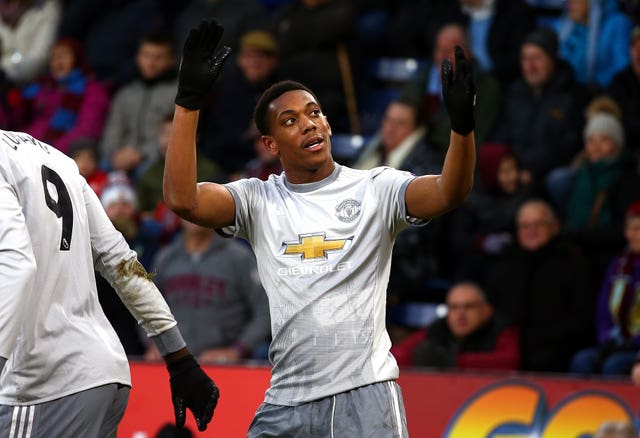 Anthony Martial has scored in United's last three league games (Dave Thompson/PA).