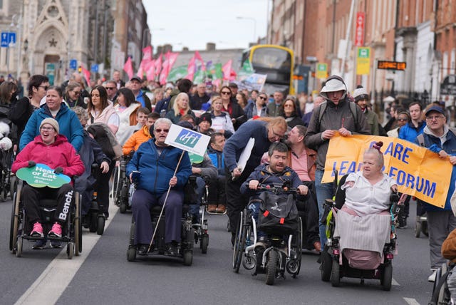 Cost-of-disability protest