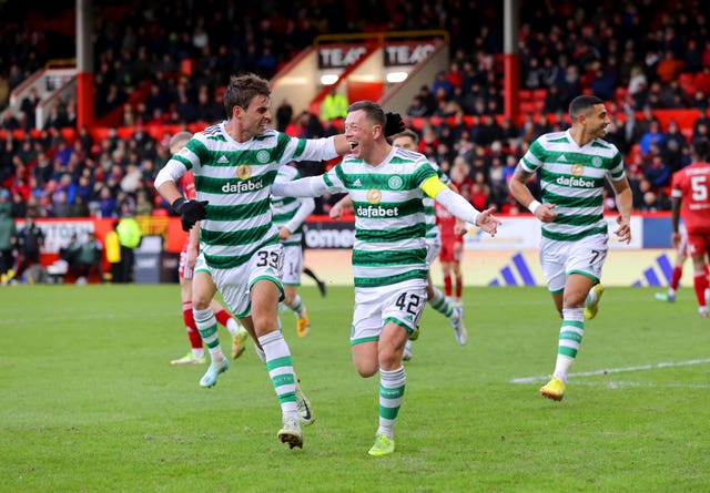 Aberdeen v Celtic – cinch Premiership – Pittodrie Stadium