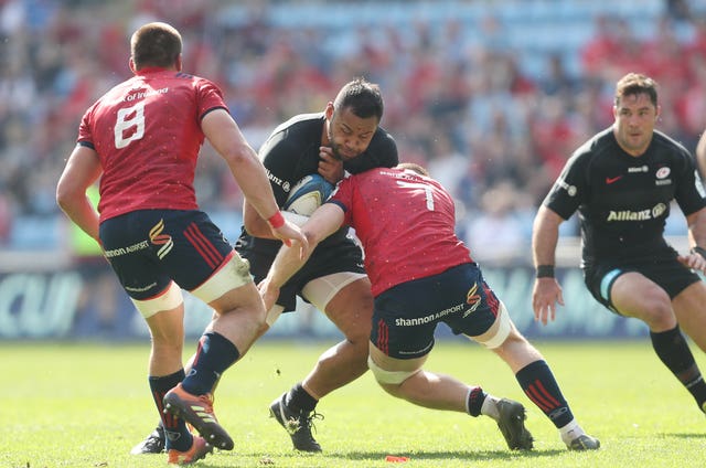 Billy Vunipola helped Saracens to victory over Munster