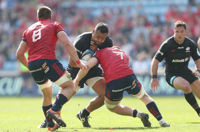 Billy Vunipola helped Saracens to victory over Munster 