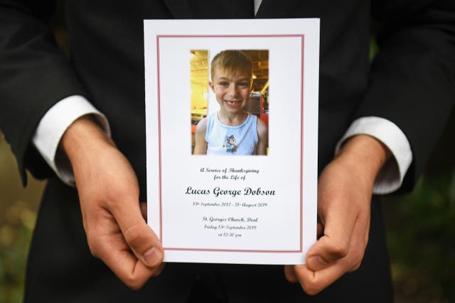 Lucas Dobson funeral