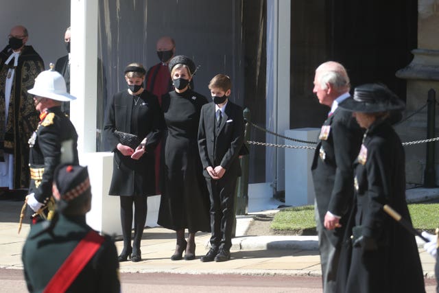 Countess of Wessex with her children