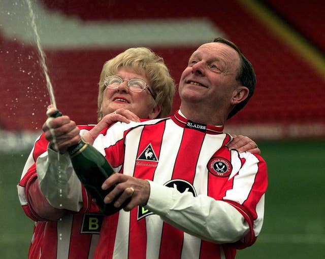 Lottery winners Sheffield U fans