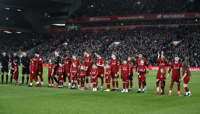 Liverpool played an under-23 side in a fourth-round replay with Shrewsbury in the 2019-20 FA Cup