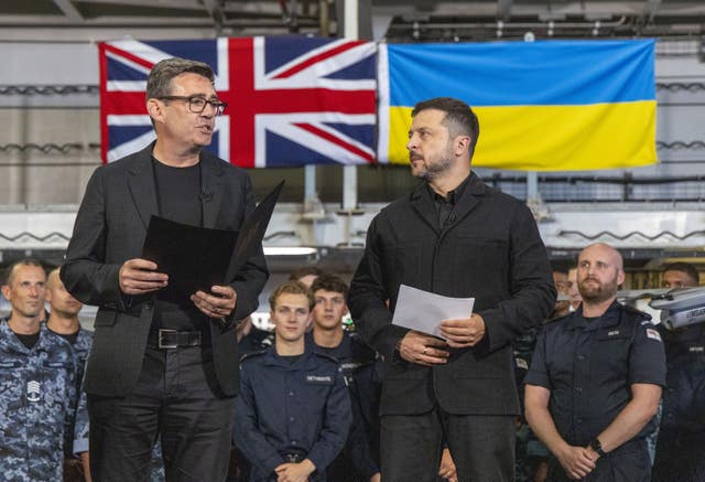 Volodymyr Zelensky visit to UK