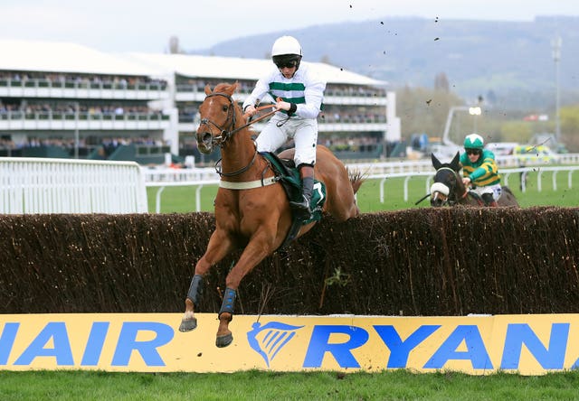 Baron Alco just got caught on his first run back after a long lay off at Chepstow