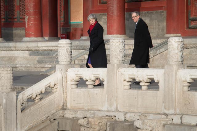 Theresa May visit to China - Day Two