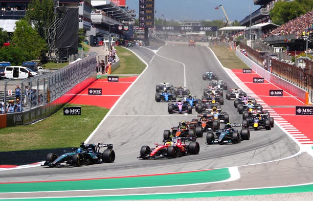 General view of the race start