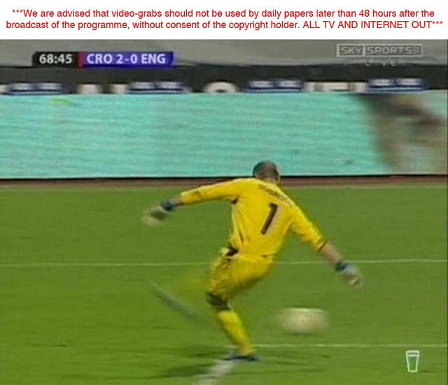 Soccer – UEFA European Championship 2008 Qualifying – Group E – Croatia v England – Maksimir Stadium