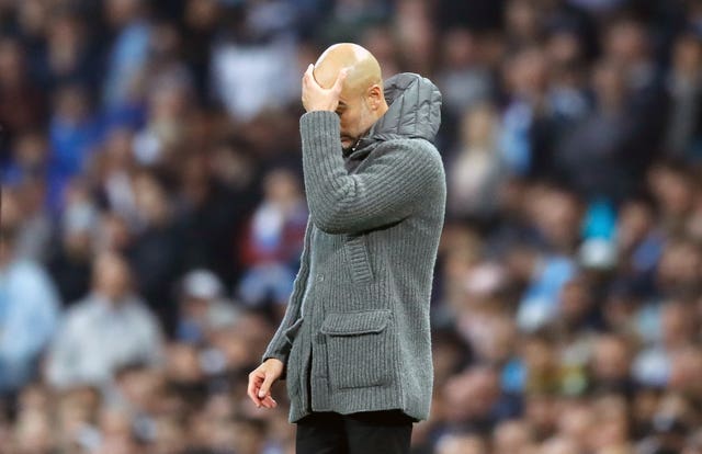 Guardiola's side were beaten by Tottenham in the Champions League quarter-finals last year 
