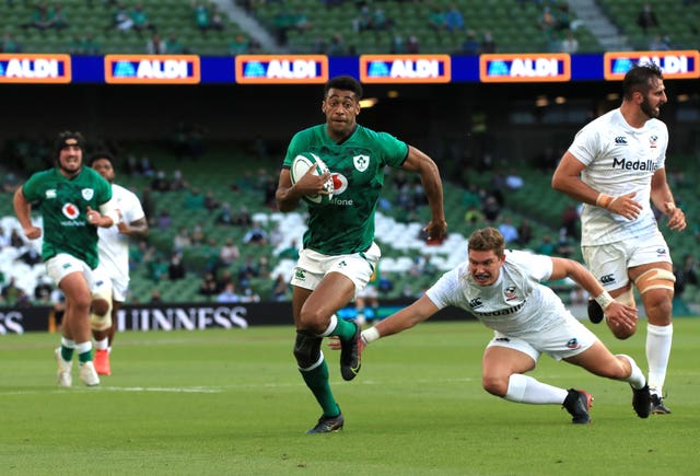 Robert Baloucoune is poised to win his third Ireland cap