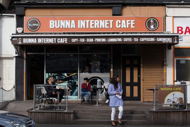 The Bunna Internet Cafe in Sparkbrook, Birmingham