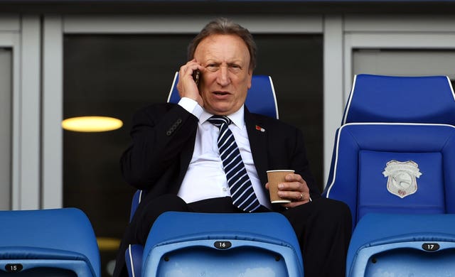 Neil Warnock took charge of Cardiff for the 100th time