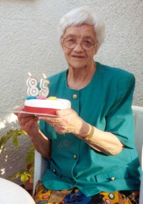 Pensioner Hilda Lockert who died weeks after being attacked (PA