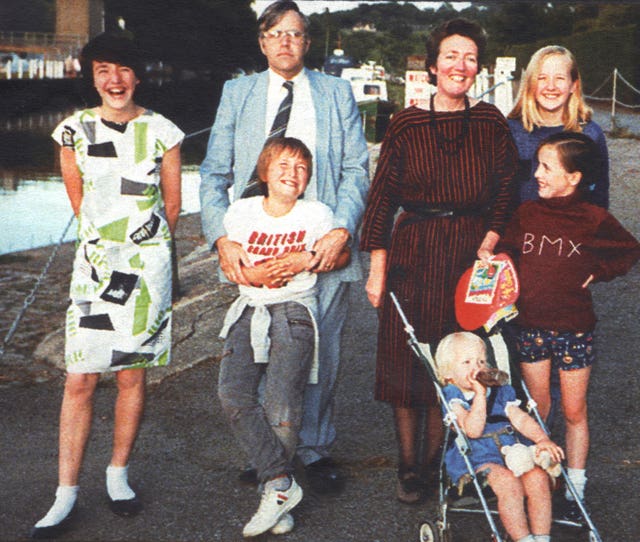 Louise Kerton and family