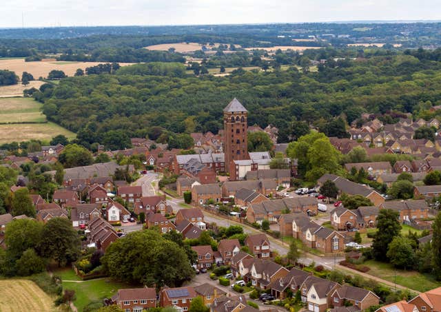 The water tower, which affords views over four counties, Mrs Lenson said