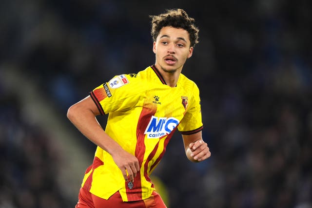 Max Alleyne in action for Watford