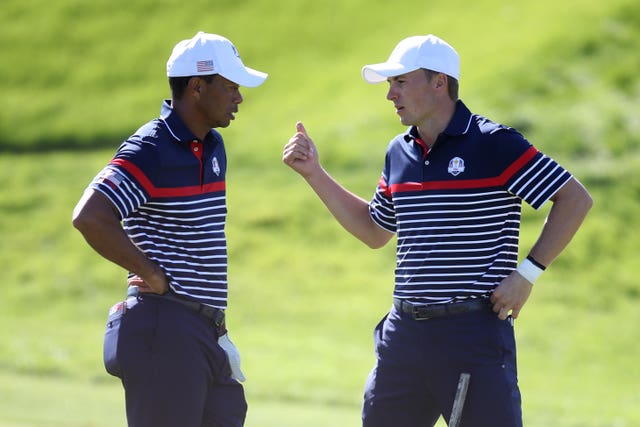 Tiger Woods and Jordan Spieth