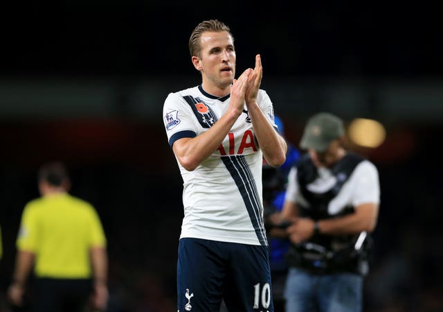 Harry Kane scored on his return from injury away to Arsenal on November 6 2016