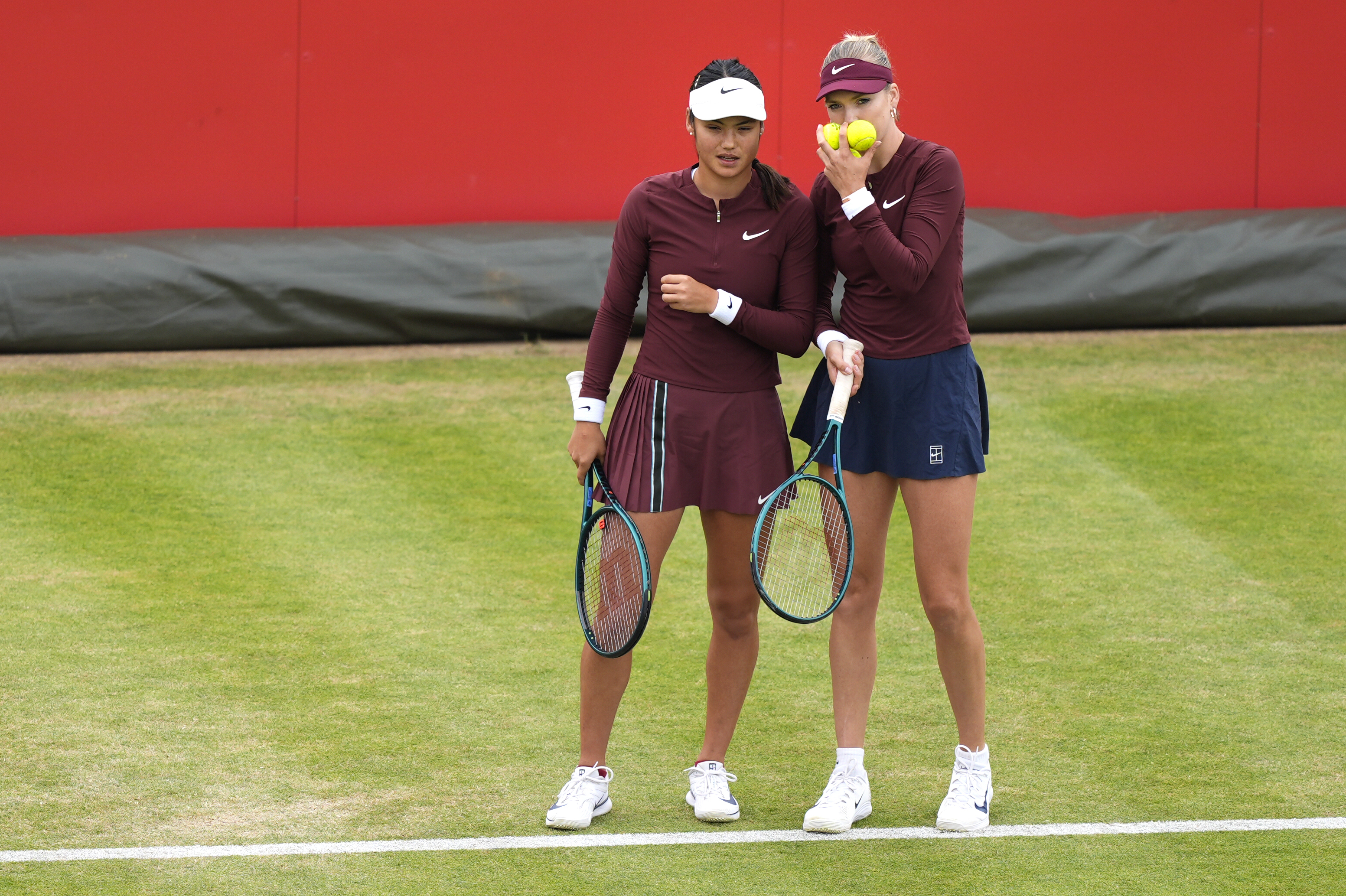 Emma Raducanu and Katie Boulter
