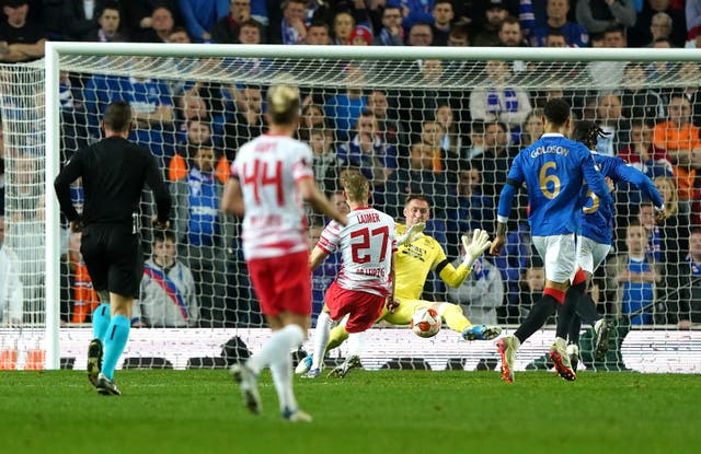 Rangers goalkeeper Allan McGregor