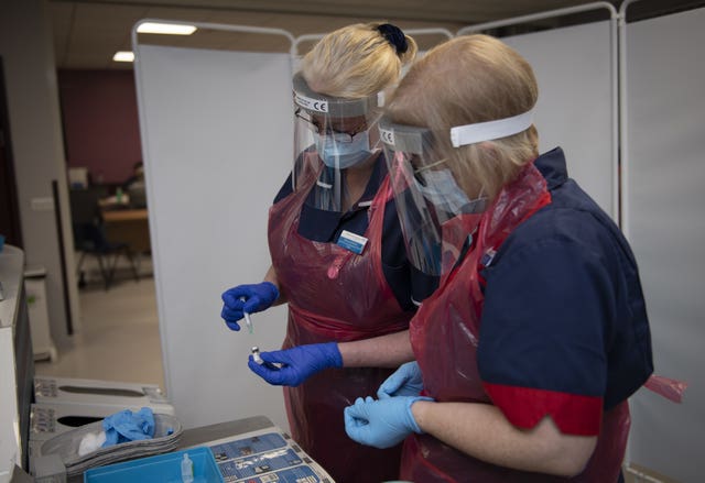 Health officials said more than 13,000 nurses had been recruited in 2020