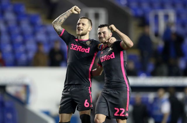 Liam Cooper, left, could return to captain the side against Fulham on Saturday