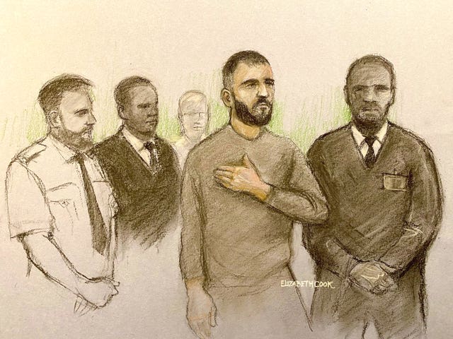 Marcus Aurelio Arduini Monzo appearing at Westminster Magistrates’ Court for a previous hearing