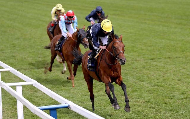 Crystal Ocean comes home to win the Hardwicke Stakes at Royal Ascot