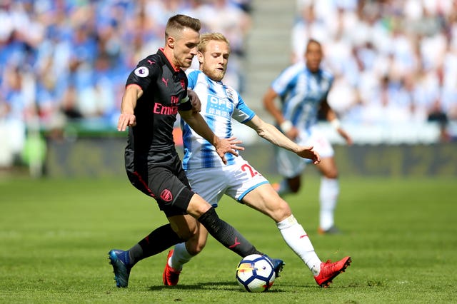 Ramsey set up Arsenal's winning goal at Huddersfield