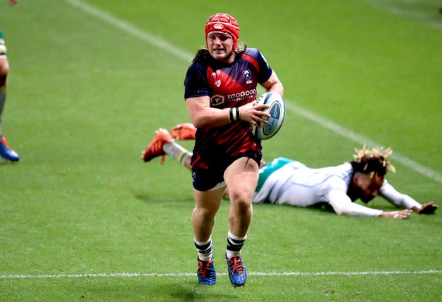 Harry Thacker scored Bristol's first try