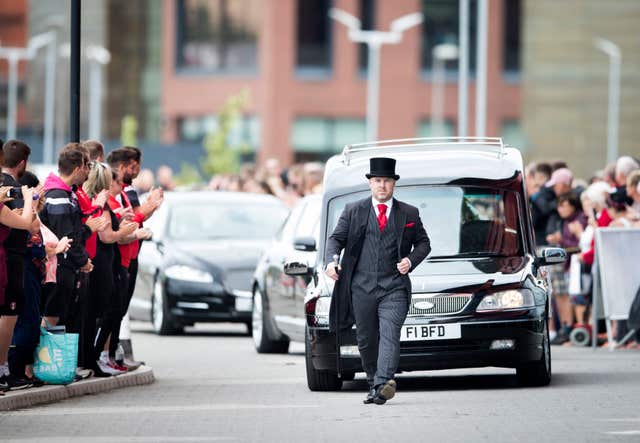 Barry Chuckle funeral