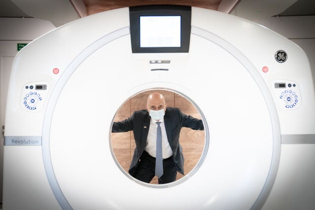 Health secretary Sajid Javid